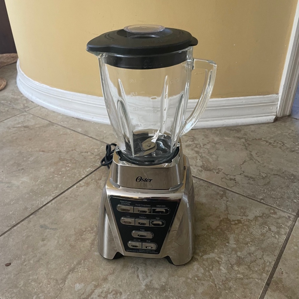 Oster BLSTMB Professional Series Blender Stainless Steel 6-Cup Boroclass Glass